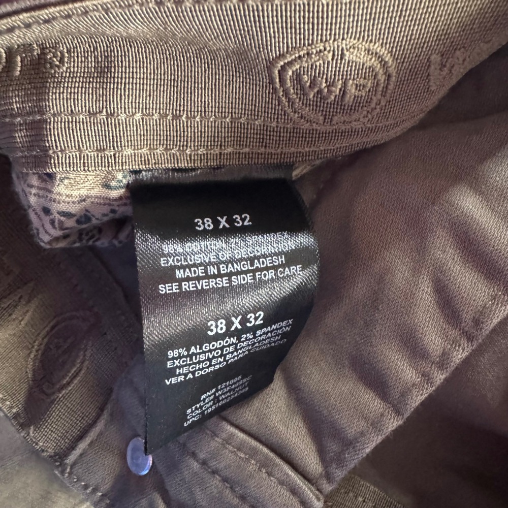 Weatherproof Mens Utility Pants Walnut Brown Stretch 38x32 W3F492SC - Picture 4 of 5